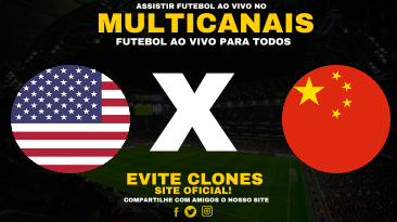 Assistir Estados Unidos (F) x China (F) Ao Vivo Online 03/06/2025
