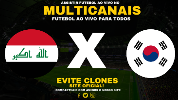 Assistir Iraque x Coreia do Sul Ao Vivo Online 06/06/2025